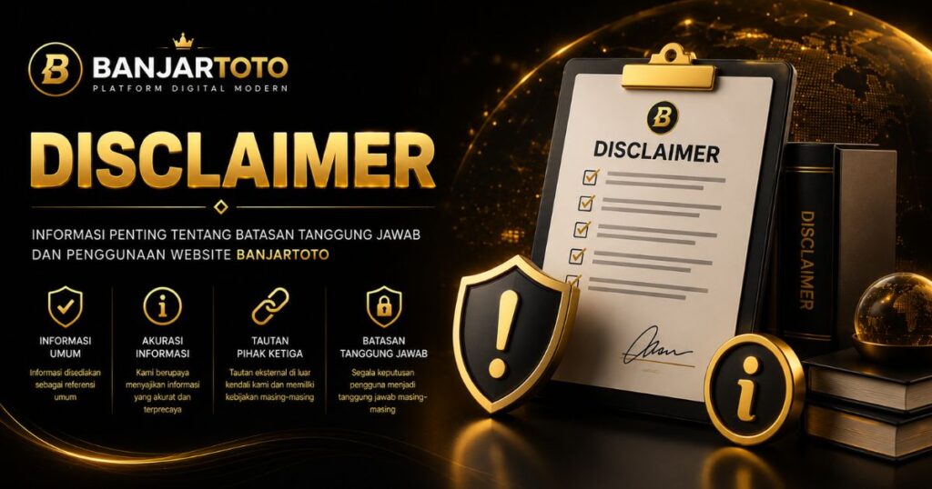 Disclaimer BANJARTOTO